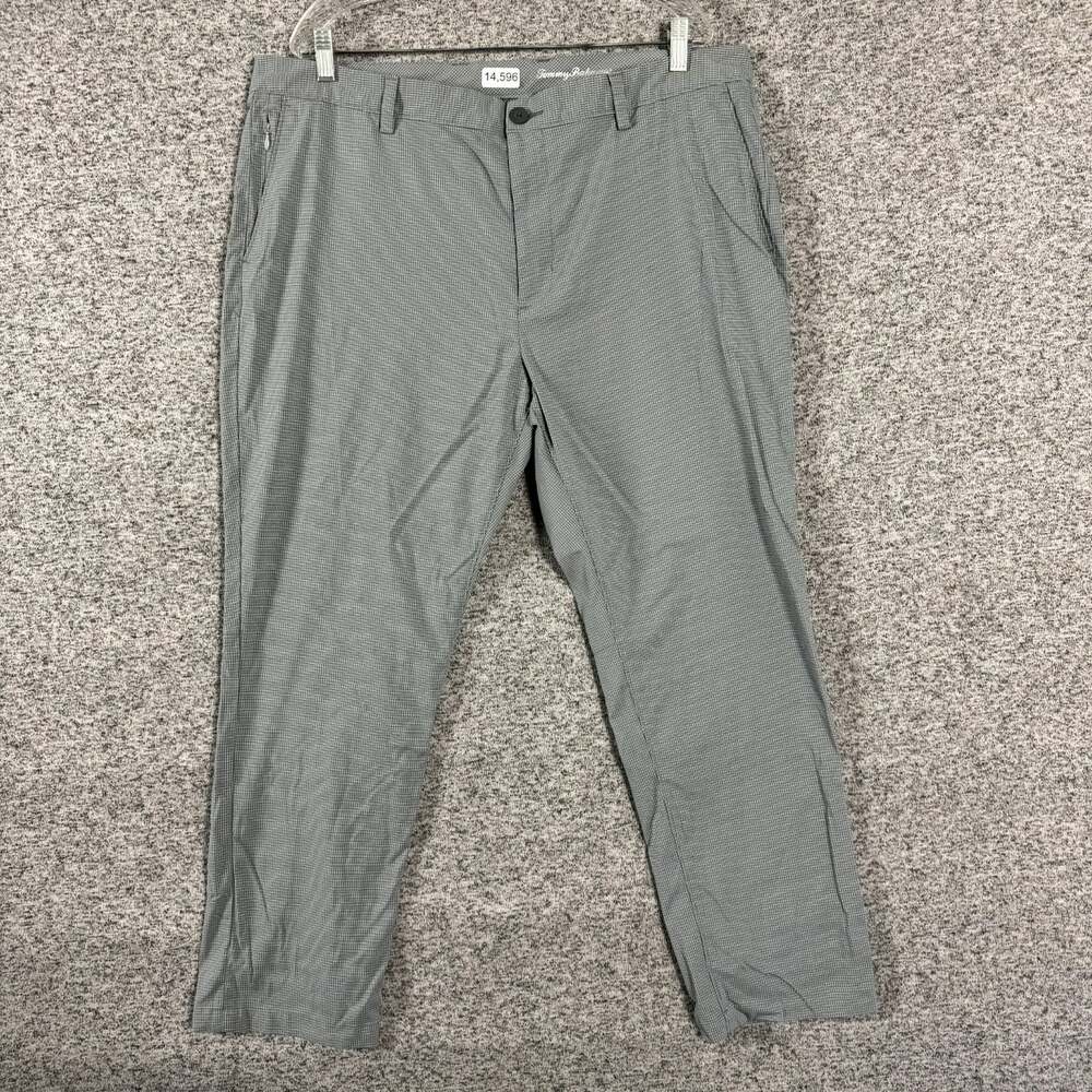 Tommy Bahama Men’s Size 40x30 Gray Printed Slim Leg Nylon Pants